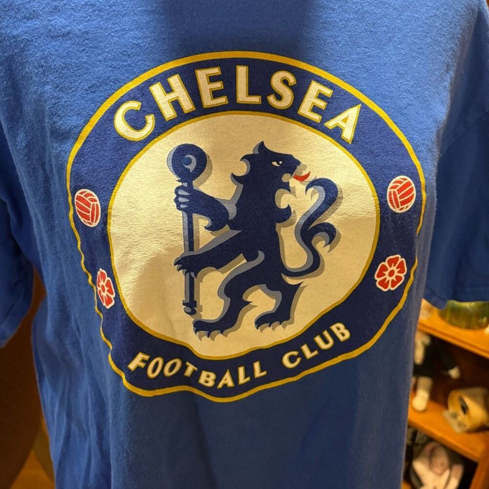 Chelsea Football Club West London UK Soccer Team Shirt Blue‎ Women’s Large